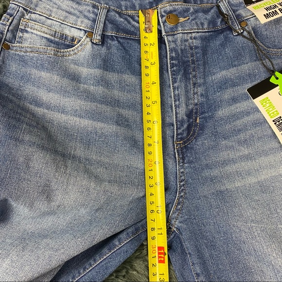 D.JEANS Denim High Waist Mom Bermuda Shorts Size 10 - Picture 11 of 15